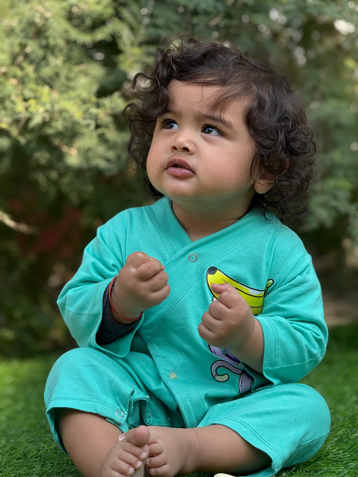 Long Kimono Baby Romper
