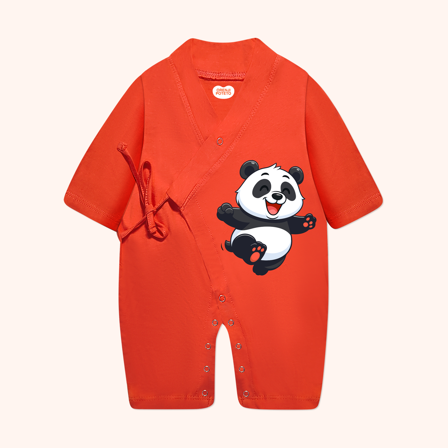 Long Kimono Baby Romper