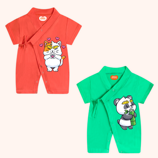Kimono Baby Romper (FC) (Pack of 2)